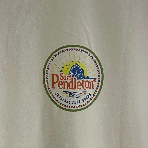Surf Pendleton Unisex Long Sleeve Hooded Tee Logo‎ Rash Guard sun cream Medium